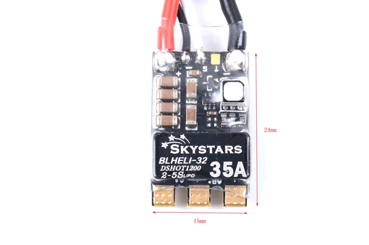 SKYSTARS высокое качество BLHeli_32 poco 35A от 2 до 5 лет Размеры S CES светодиодный incorporado