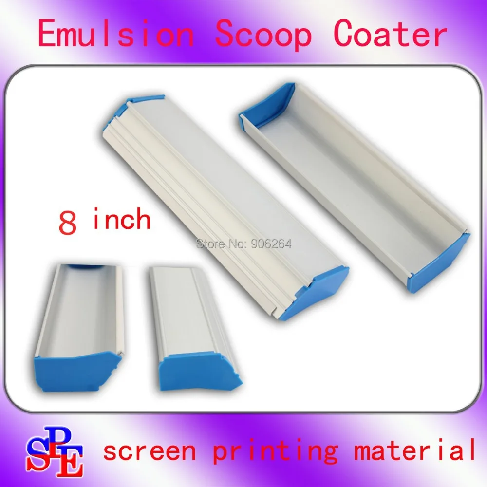 

8"(20CM) Screen Printing Aluminum Emulsion Scoop Coater Tools Materials