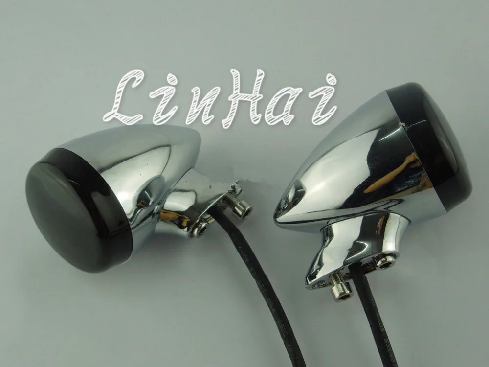 4х Хром передний и задний мотоциксветильник светодиодный указатель поворота 41 мм
