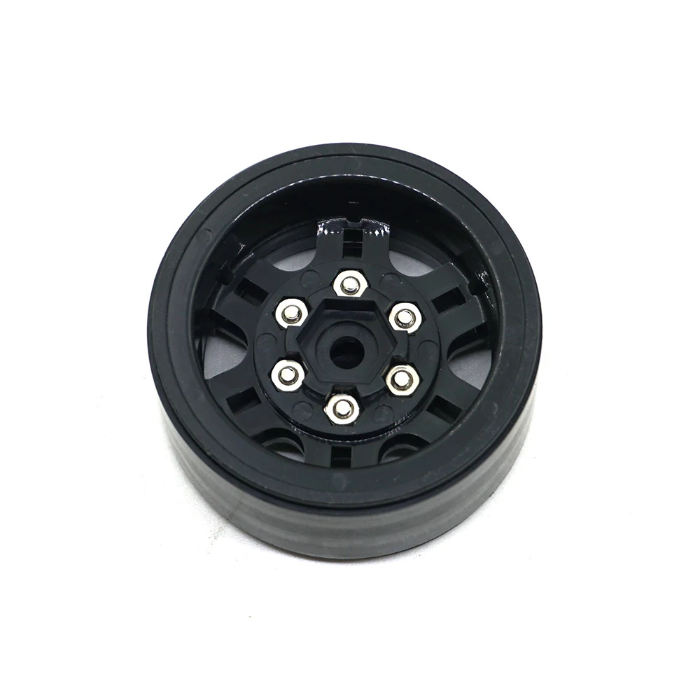 AXSPEED 1:10 Масштаб RC Гусеничный Пластиковый черный 1 9 дюйма Beadlock обод колеса для Axial
