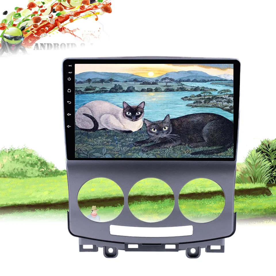 Android 10 0 автомобильный dvd для Mazda 5 2005 2006 2007 2008 2009 2010 Mazda5 радио 1024*600 gps навигация wifi