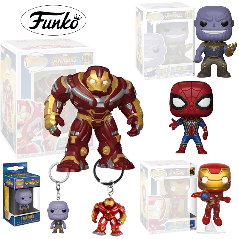 FUNKO POP Marvel Мстители Железный человек фигурка модель игрушки халкбастер Человек