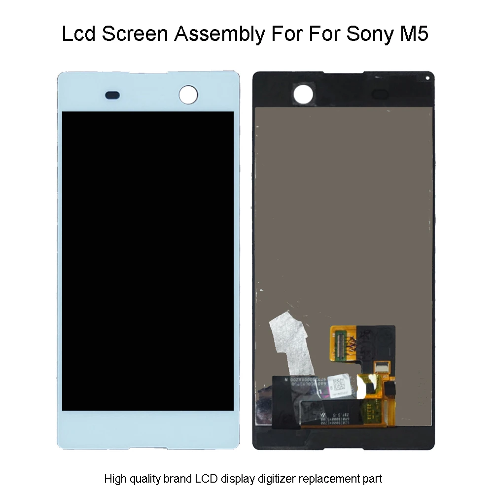 Качественный ЖК дисплей для Sony M5 сенсорный экран дигитайзер Xperia Lcd E5603 E5606