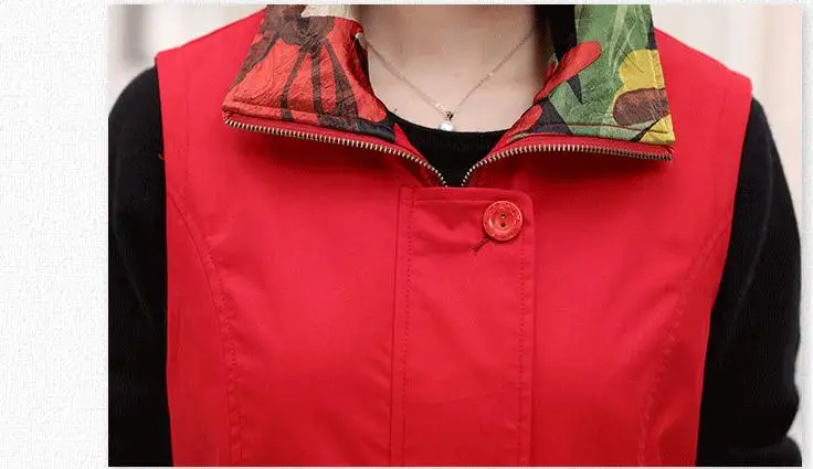 

New women's spring and autumn vest prints plus size
