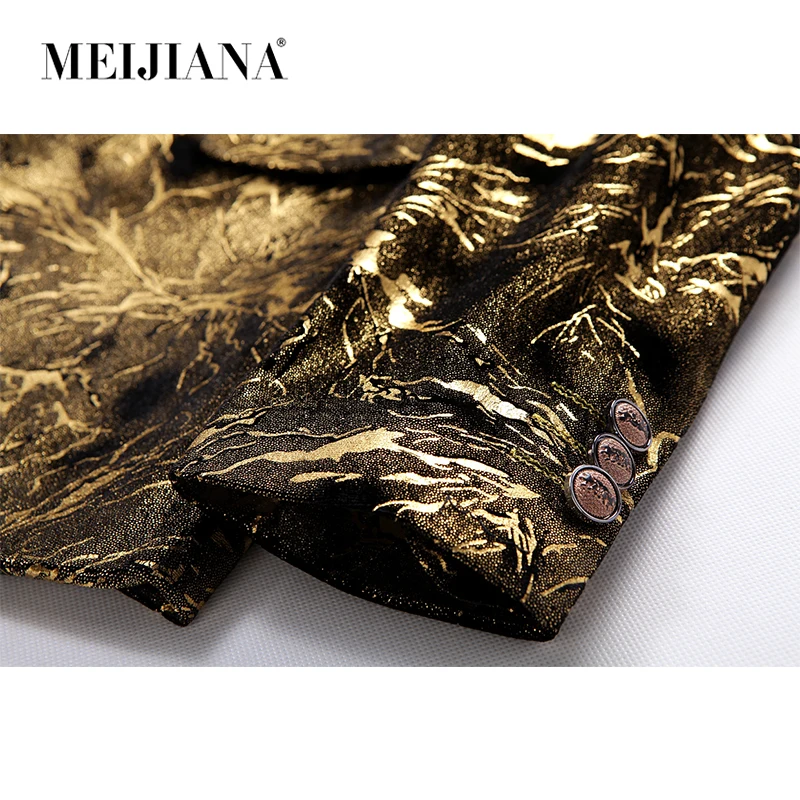 MEIJIANA 2019 модный сценический костюм с блестками пиджаки вечерние костюмы для