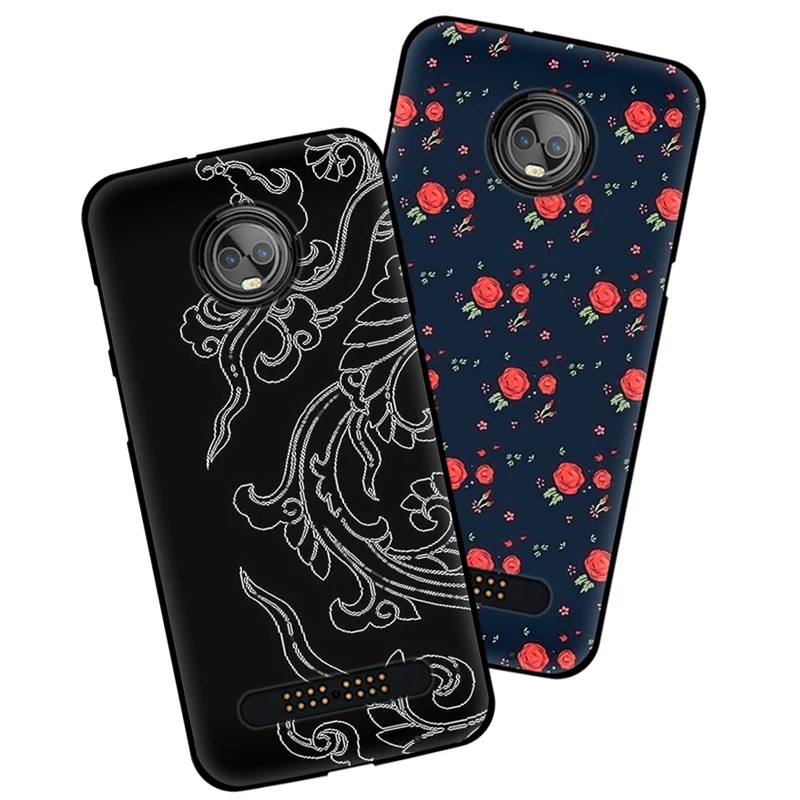 Чехол с рисунком для Motorola Moto Z3 Play чехол мобильного телефона TPU материал