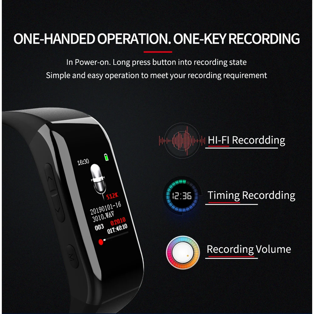 2019 Новый портативный mp3 плеер 8 Гб Bluetooth музыкальный с диктофоном может слушать