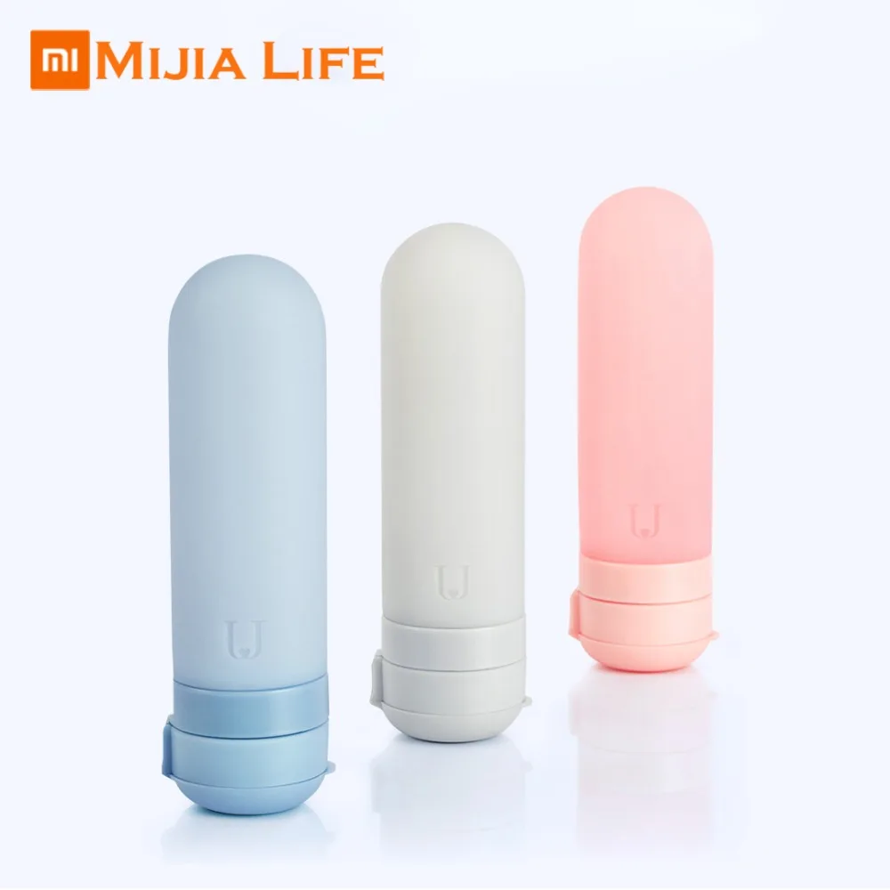 Набор силиконовых бутылочек Xiaomi Mijia для путешествий легко переносить и