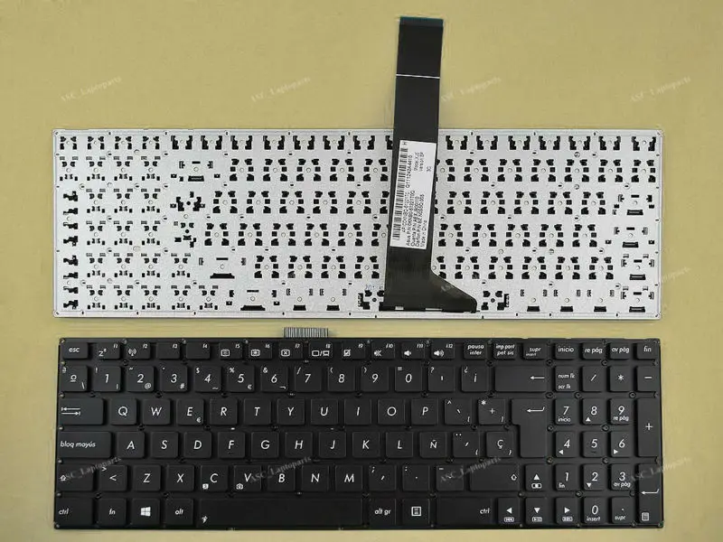 

New SP SpanishTeclado Keyboard For Asus VM580D VM580DP VM580L W50J W50JK W50JX Laptop Black NO Frame WIN8