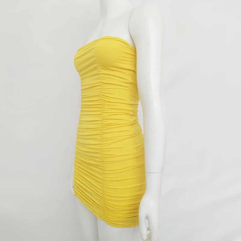 Skitzyou Sexy бретелек Bodycon Мини Летнее платье Для женщин без рукавов эластичные с