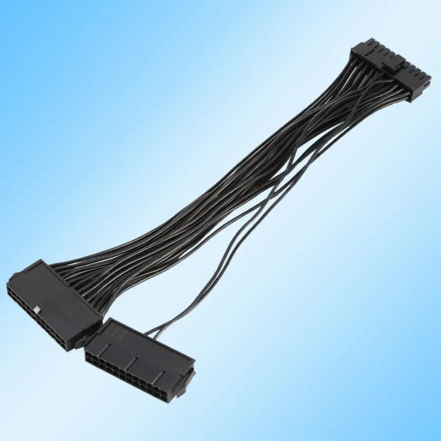 24 контактный синхронизатор питания Папа мама ATX для майнинга 30 см двойной блок