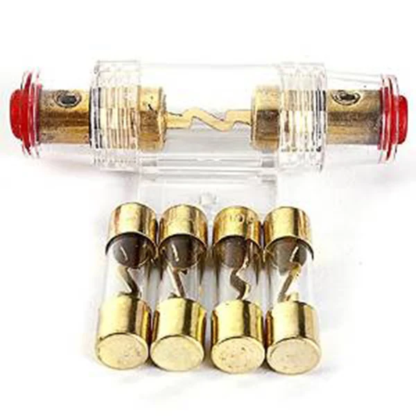 Новый 8-калибровочный позолоченный держатель предохранителя AGU с