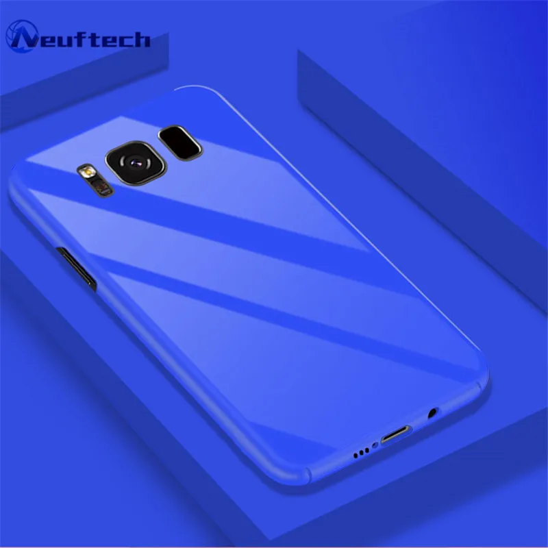 Чехол для телефона роскошь samsung Galaxy S8 S9 плюс Жесткий чехол противоударный