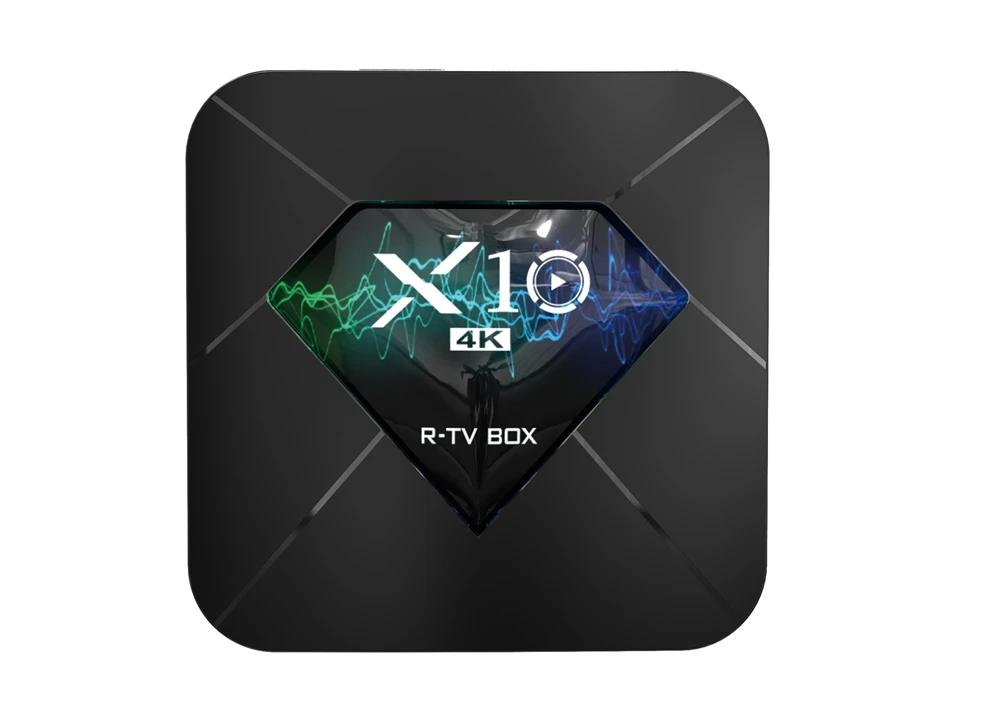 Самый дешевый Android tv Box X10 Android 7,1 Amlogic S905W четырехъядерный 2 ГБ/16 ГБ 2,4G WiFi 4K H.265 UHD HDMI 2,0 смарт медиаплеер - Цвет: X10 TV BOX
