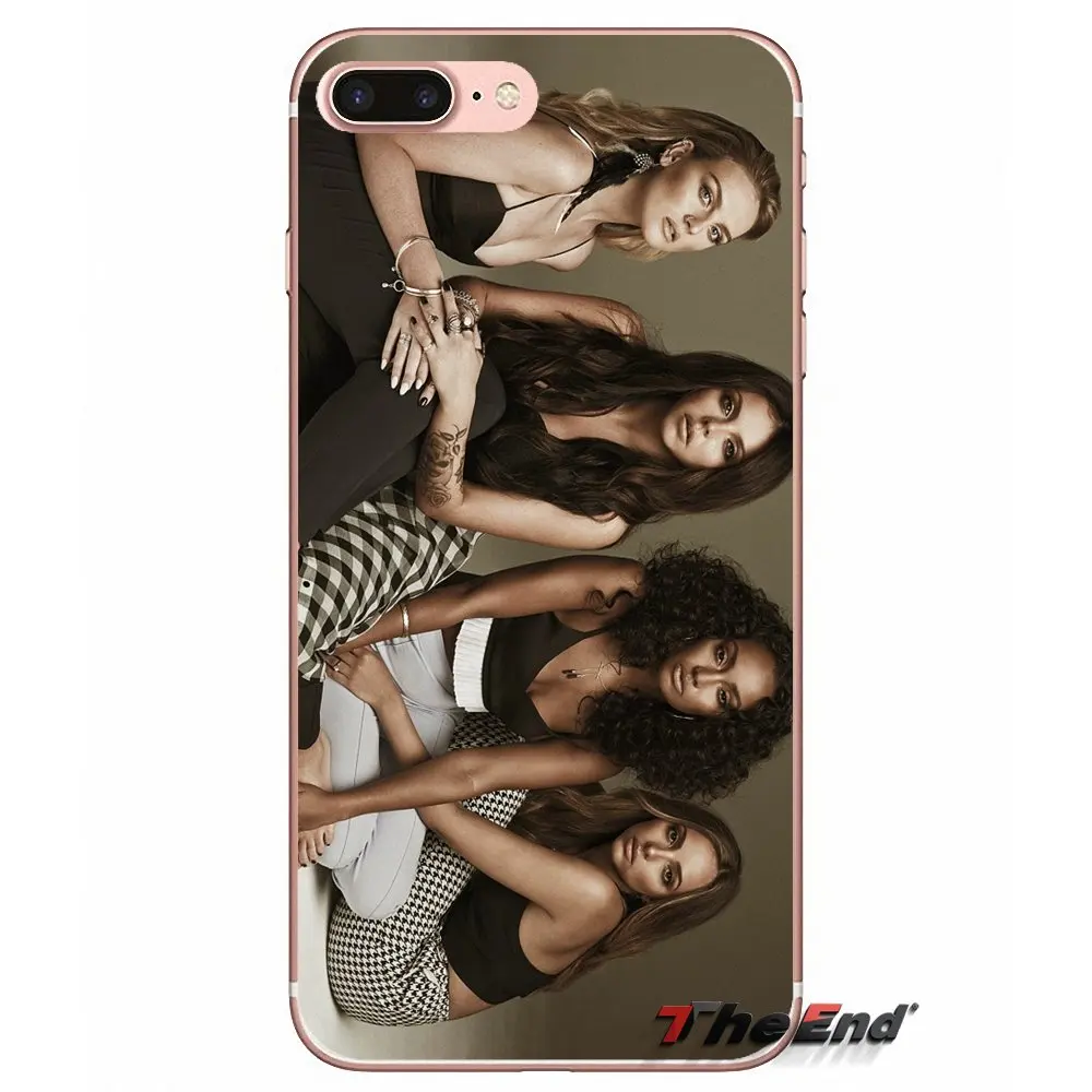 Силиконовый чехол для iPhone X 4 4S 5 5S 5C SE 6 6S 7 8 Plus Samsung Galaxy J1 J3 J5 J7 A3 A5 2016 2017 Little Mix UK girls