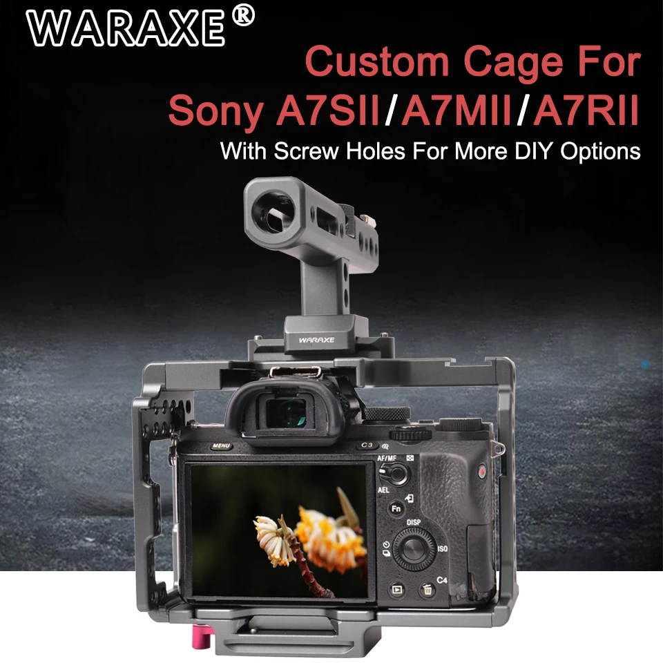 WARAXE A7R2 A72 A7MII реечная оснастка корзины буровые установки из sony A7RII/A7II Камера с