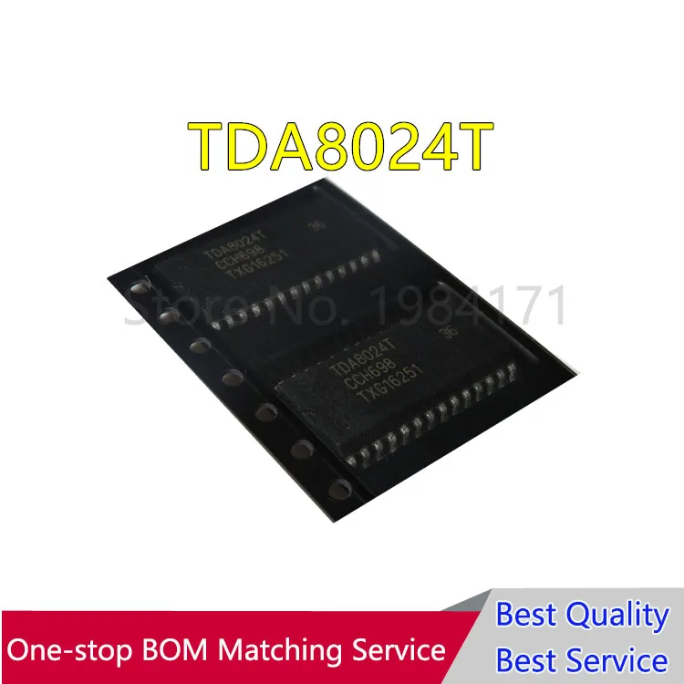 5 шт. TDA8024 TDA8024T SOP-28 | Электронные компоненты и принадлежности