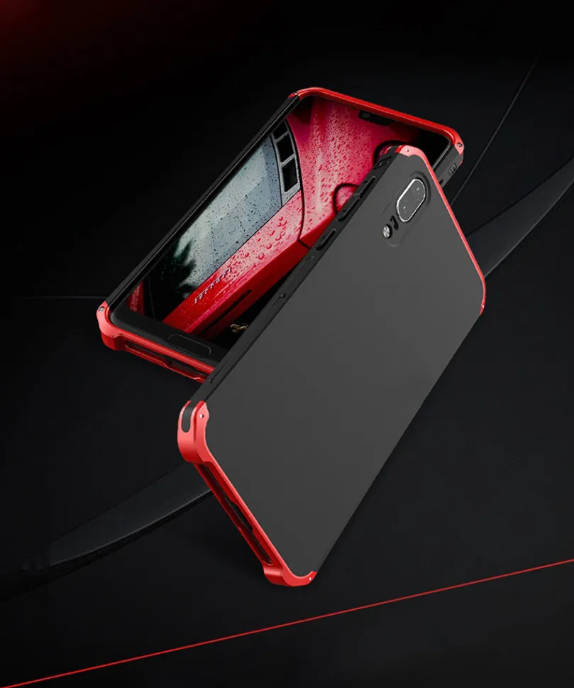 Soinmy противоударный защитный металлический чехол для huawei v20 P10 Honor V8 металлический каркас резиновая задняя крышка для huawei P20 mate 9 mate 10 fundas