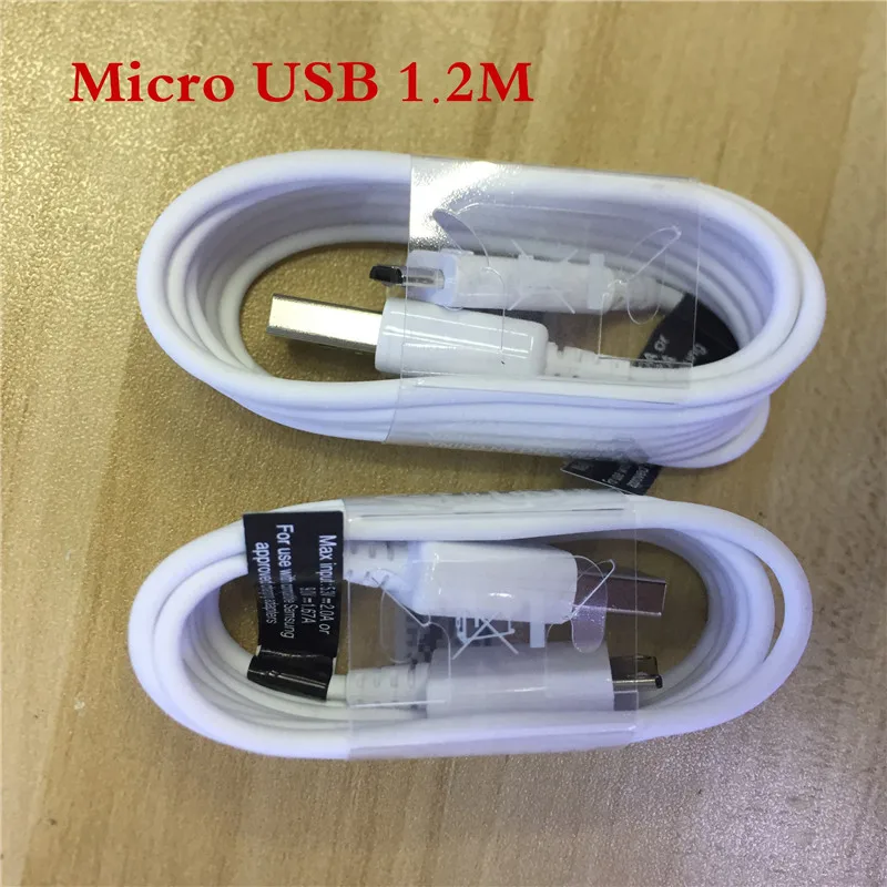 100 шт./лот 100% оригинальный кабель 1 2 м Micro USB для синхронизации данных и быстрой