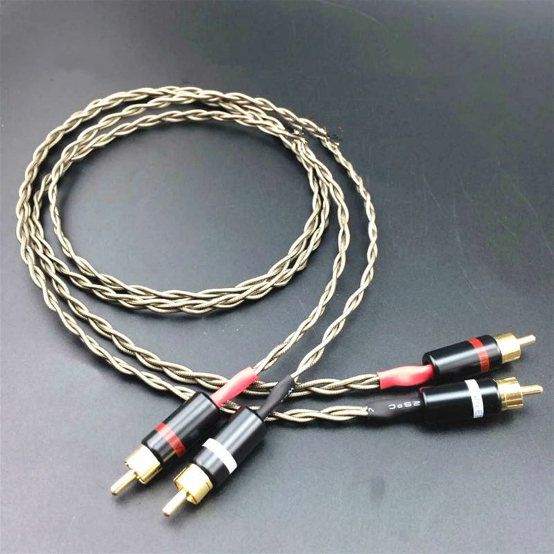 

ODIN музыкальный ленточный сигнальный кабель RCA, аудиокабель RCA-RCA