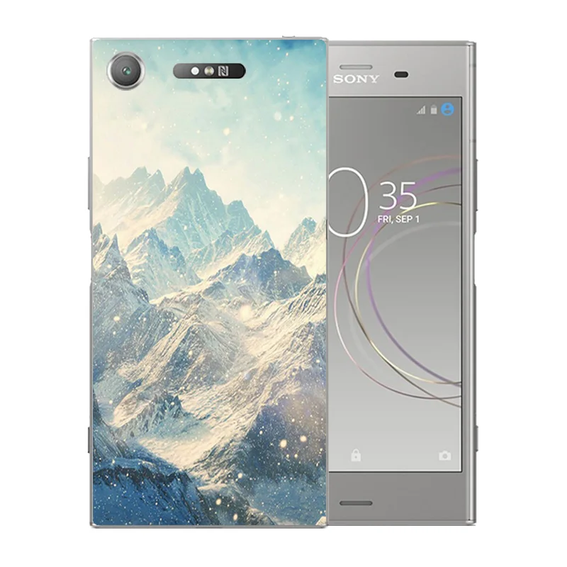 Роскошный силиконовый чехол для телефона Sony Xperia XZ1 5 2-дюймовый Мягкий из ТПУ с