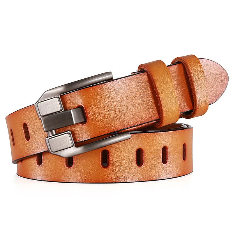 Новинка женский кожаный ремень Повседневный Ретро стиль пряжка женские пояса из