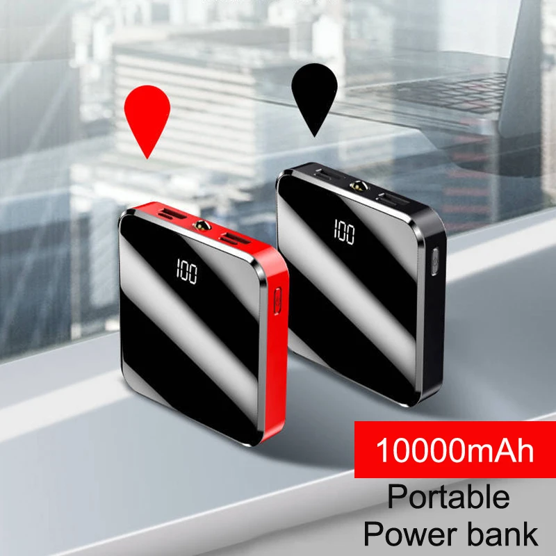 Для Xiao mi power Bank 10000 мАч power bank портативное зарядное устройство 2 usb-порта аккумулятор внешний аккумулятор mi power Bank 10000 мАч
