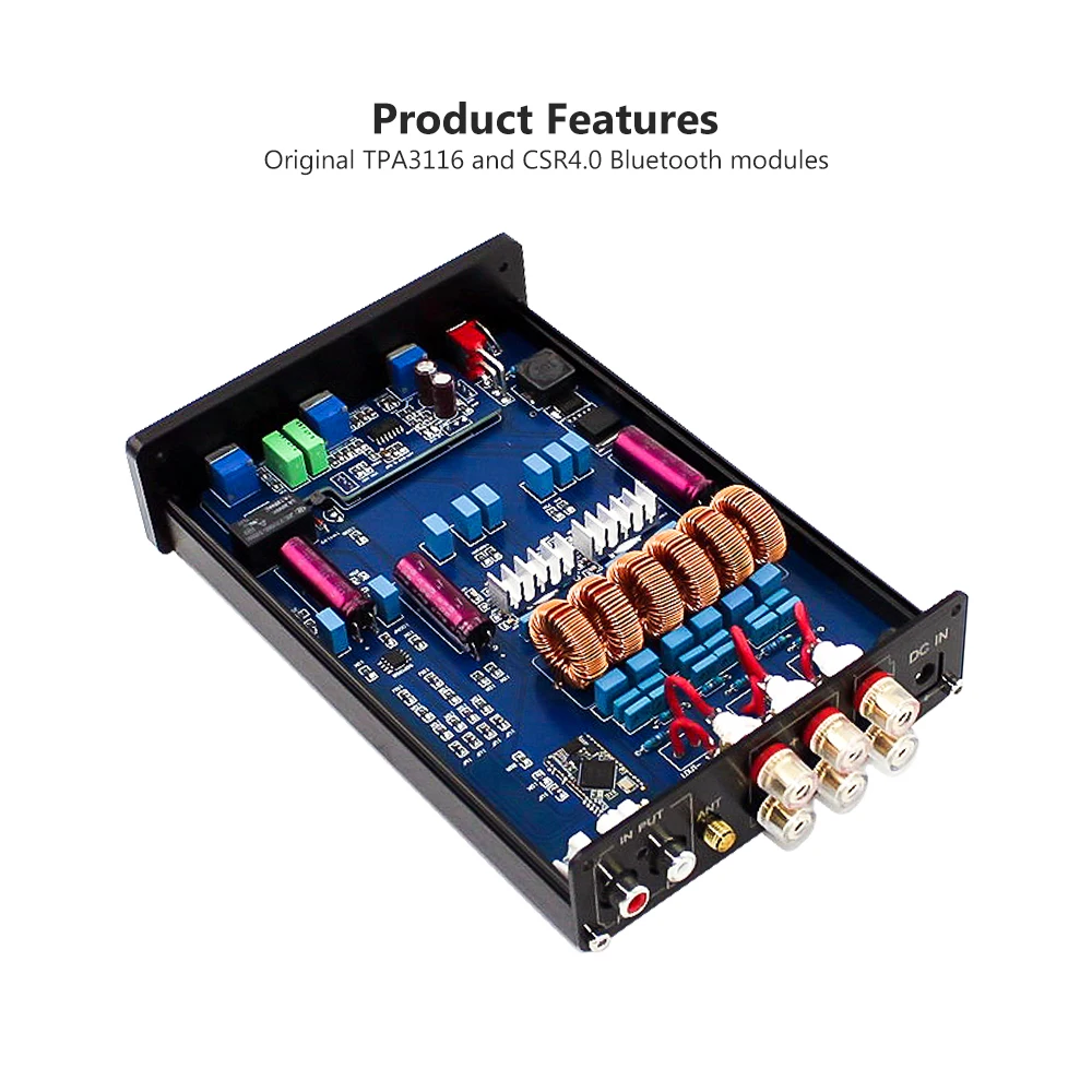 AIYIMA TPA3116 Bluetooth 4 0 цифровой аудио усилитель 2 1 канала Усилитель мощности высокий