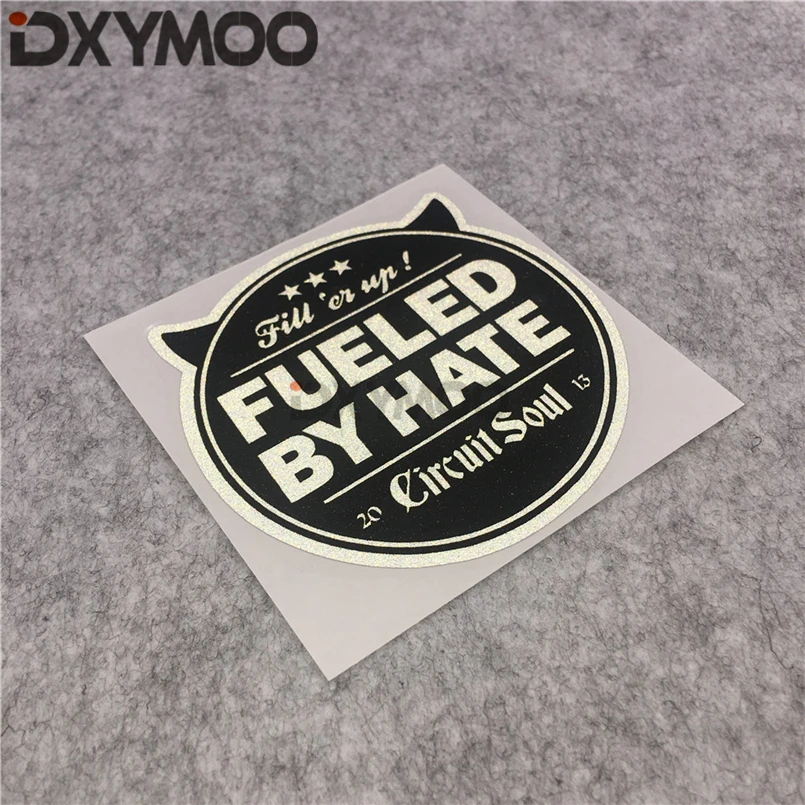 Стайлинг автомобиля виниловые наклейки Предупреждение злые уши питание от HATE