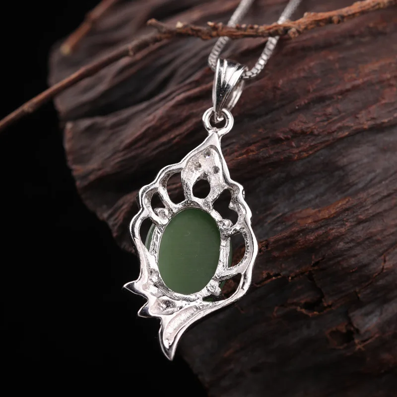 

2020 Real Time-limited Cluci Cage Pendants Asg Of 925 Inlaid Natural Hetian Pendant Manufacturers Selling Simple Hanging Drop