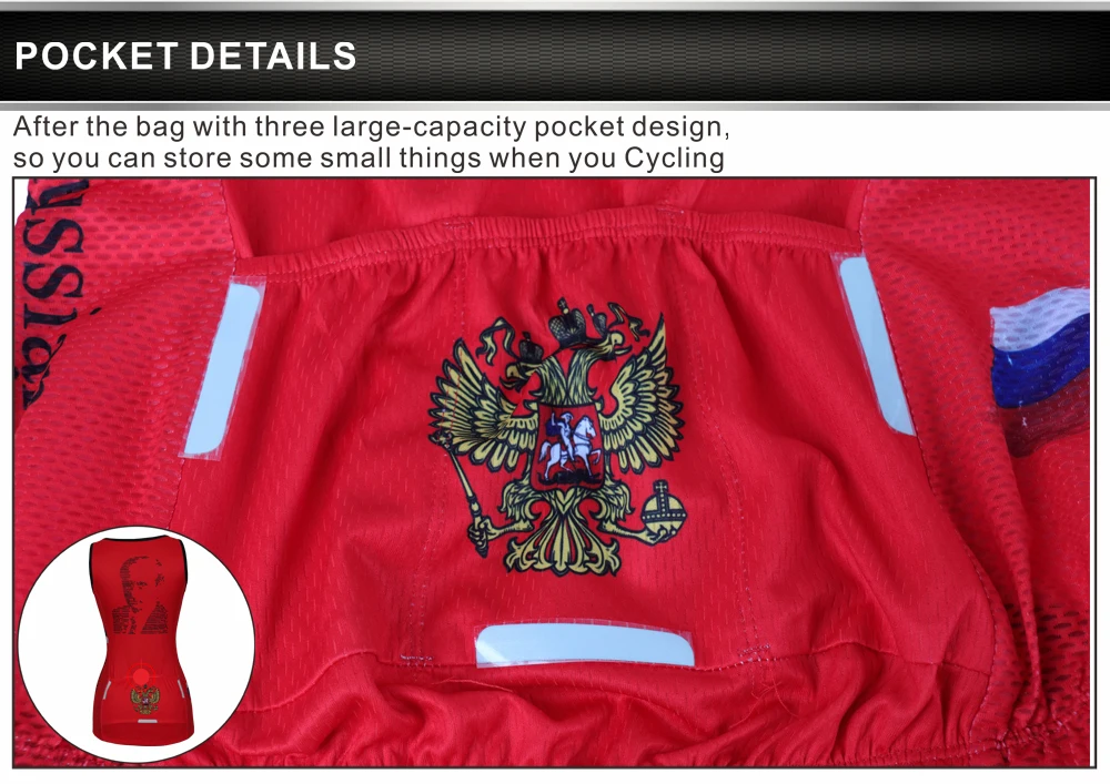 

Russia Women Vest National Flag Clothes Running Shirt Mesh Fabric Bike MTB Road Breathable Sportswear Top Cycling Vest