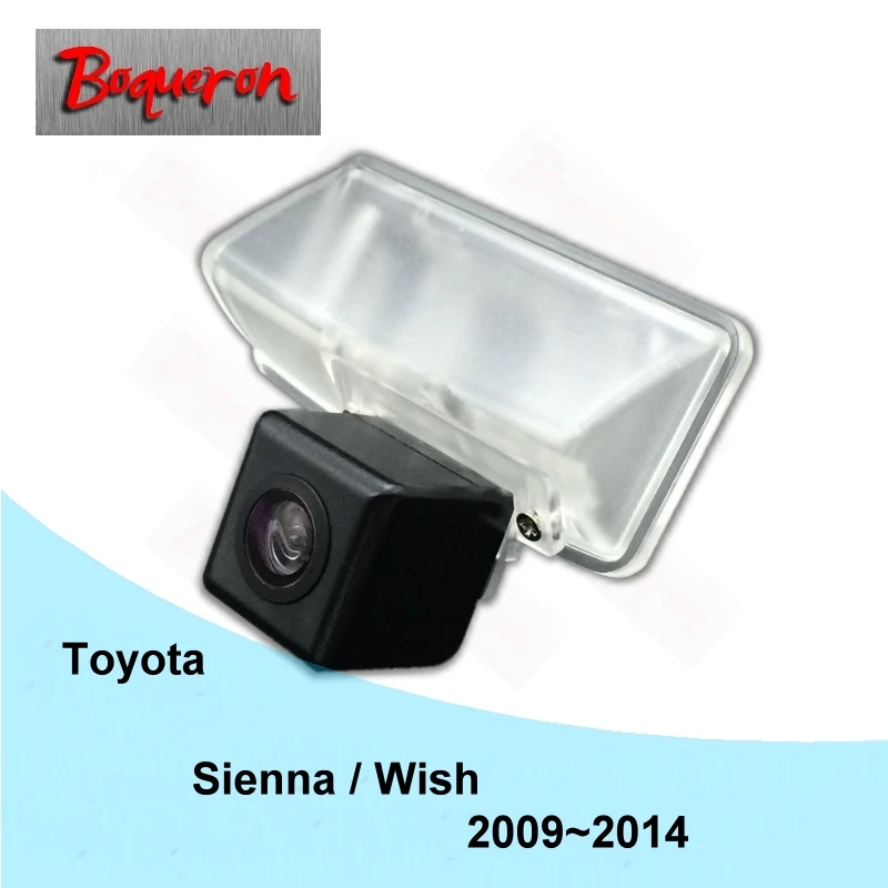 

BOQUERON for Toyota Sienna Wish 2009~2014 Car Rear View Camera HD CCD Night Vision Backup Reverse Parking Camera NTSC PAL