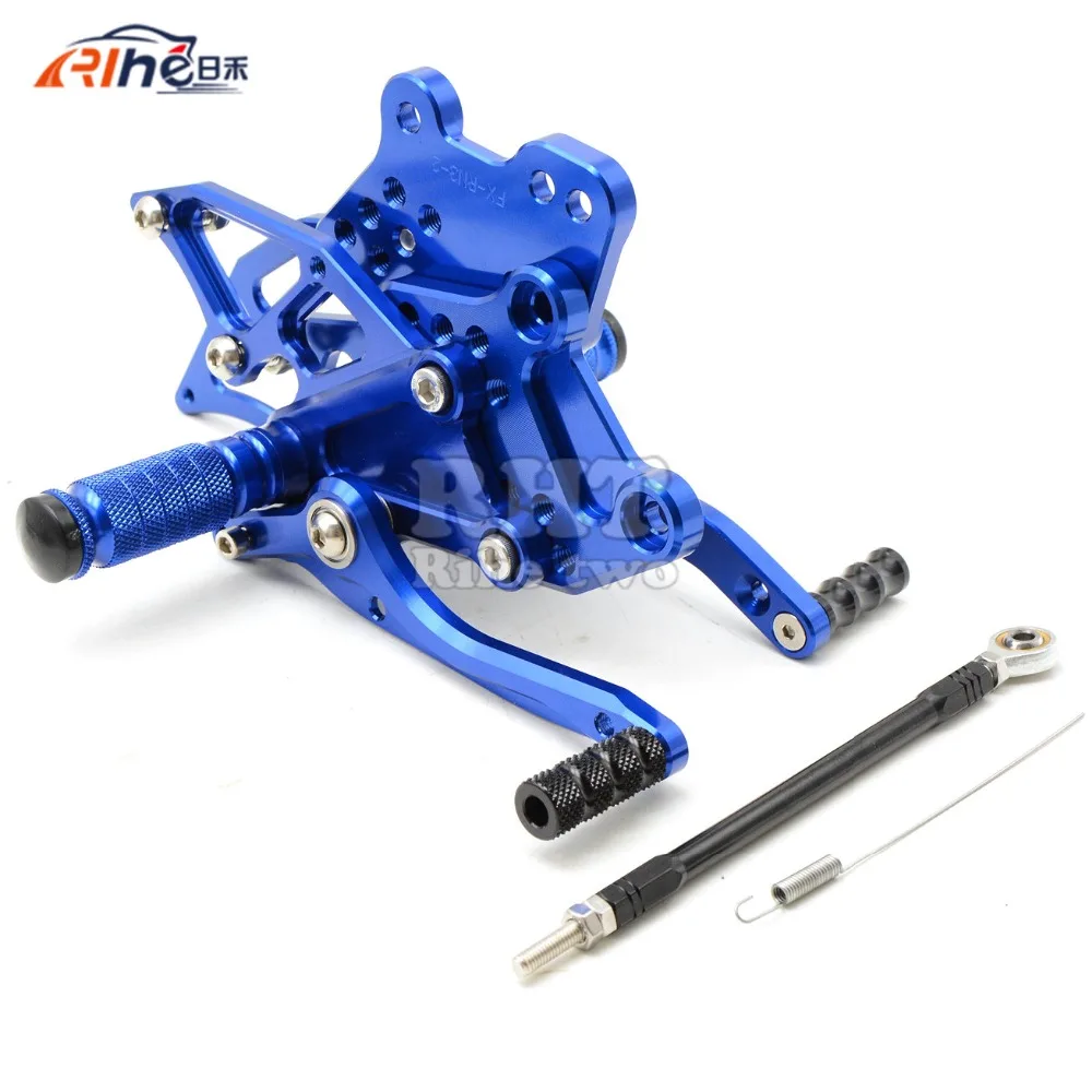 Аксессуары для мотоциклов Регулируемые подножки ног yamaha YZF R3 R25 R300 R250 YZF-R25 YZF-R3 13 14 15