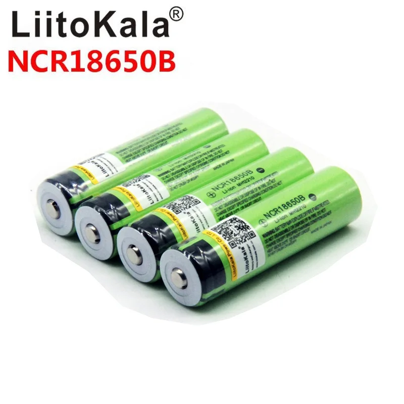 Литий-ионный аккумулятор liitokala 8 шт. 18650 3400 мАч новый оригинальный NCR18650B 3200 для