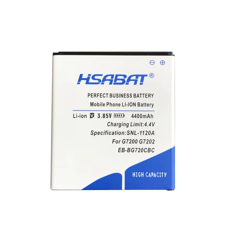 Аккумулятор HSABAT 4400 мАч для Samsung Galaxy Grand3 EB BG720CBC G7200 G7202D G720AX G720N0 G7202 G7208V G7209 Grand