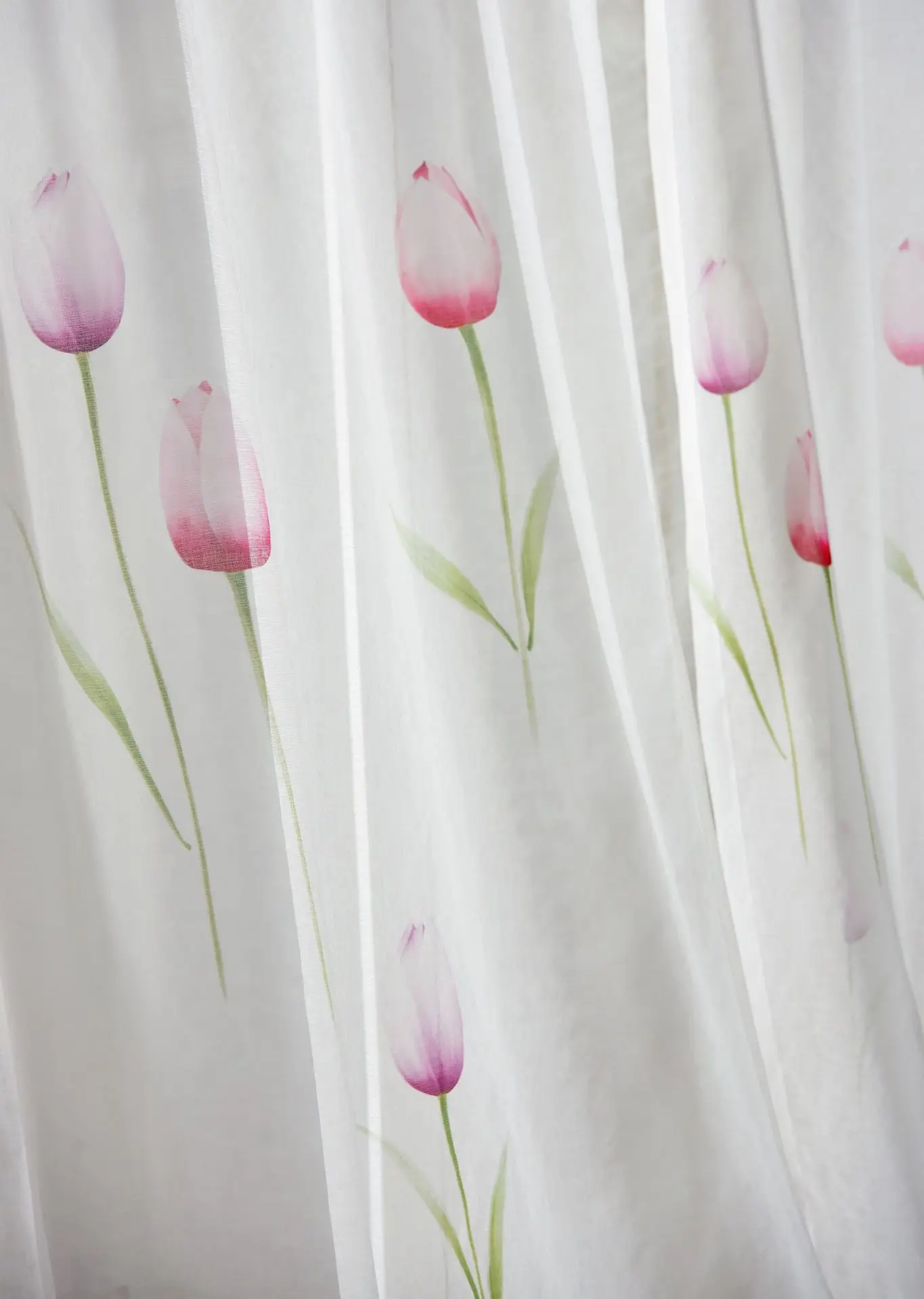 Готовая сетчатая пряжа Tulles для гостиной столовой спальни пасторальная свежая