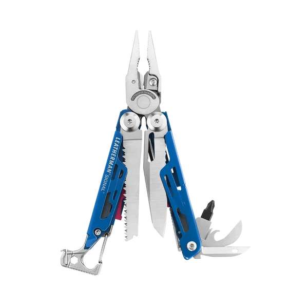 Мультитул LEATHERMAN-SIGNAL Camping с пожарным стартером, молотком и аварийным свистком-8 цветов