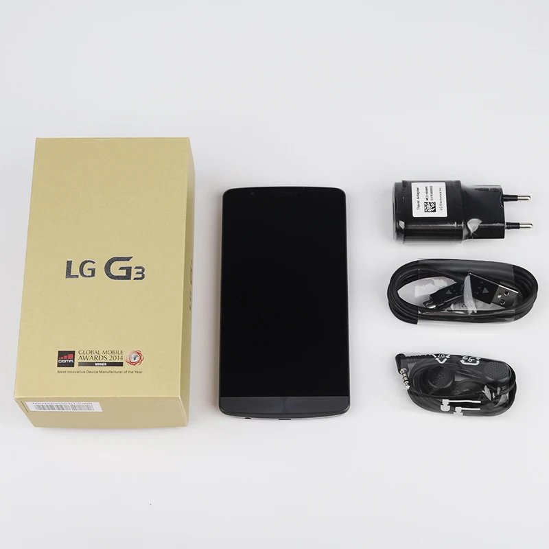 7 дней прибытия разблокированный LG G3 D855 GSM 3g и 4G смартфоны 2 ГБ 32 четырехъядерный 5