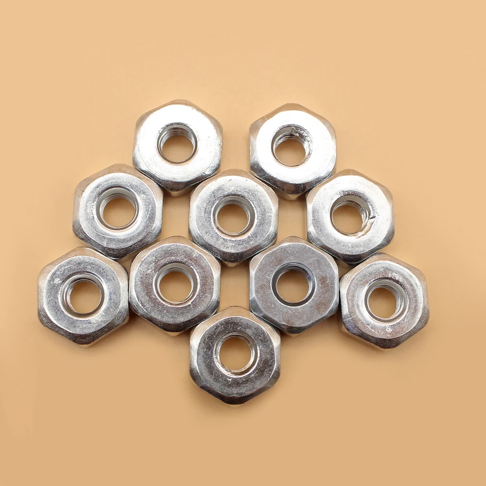 10 шт./лот M8 HEAXGON бар гайки FIT STIHL 066 064 046 044 042 041 034 036 038 039 Замена бензопилы|stihl 066|stihl