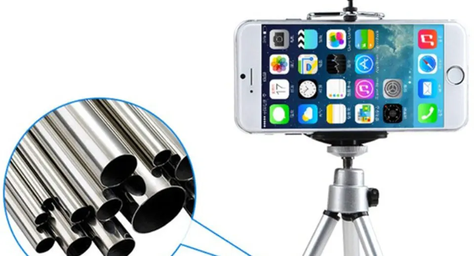 COOLJIER гибкий мини-штатив с пультом дистанционного управления для iPhone легкий мини-штатив для камеры вращающийся монопод с зажимом для телефона