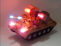 electronic new electric boy toy deformation of the tank strip light sound camouflage tanks radar rotate 360 degrees plastic car