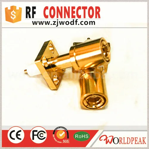 Бесплатная доставка 5 шт. SMB Женский с четырьмя отверстиями фланец для разъема