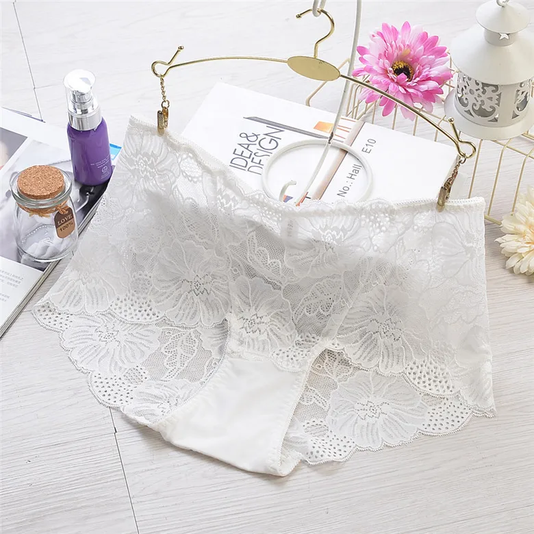 Женские кружевные прозрачные трусы 2 шт./лот большие размеры 5XL | Женская одежда