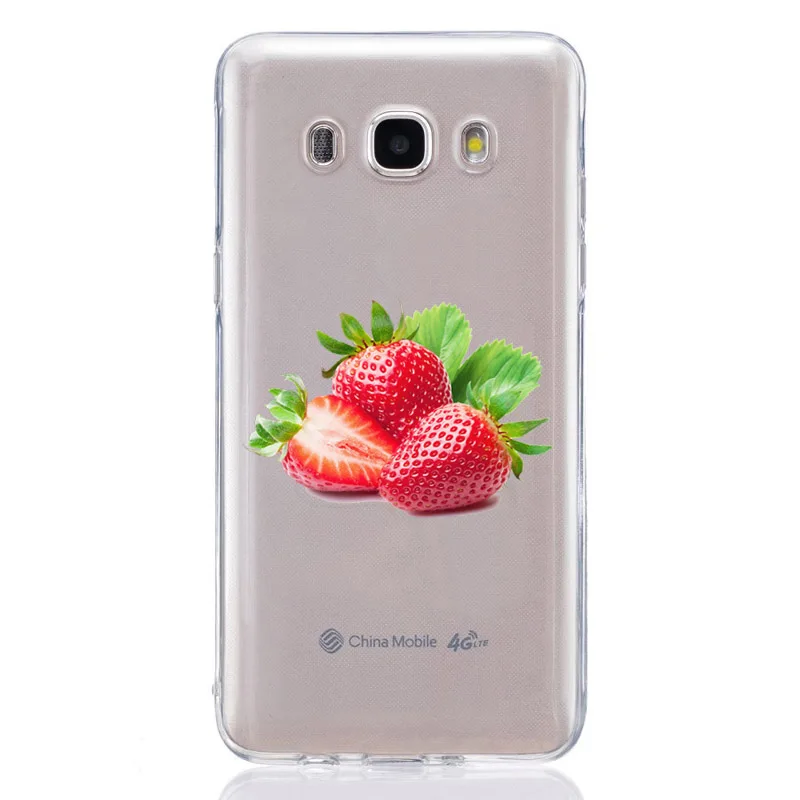 Для Samsung Galaxy A3 A5 2016 2017 A300 A320F A510 A520F TPU цветной мягкий чехол с оранжевым рисунком