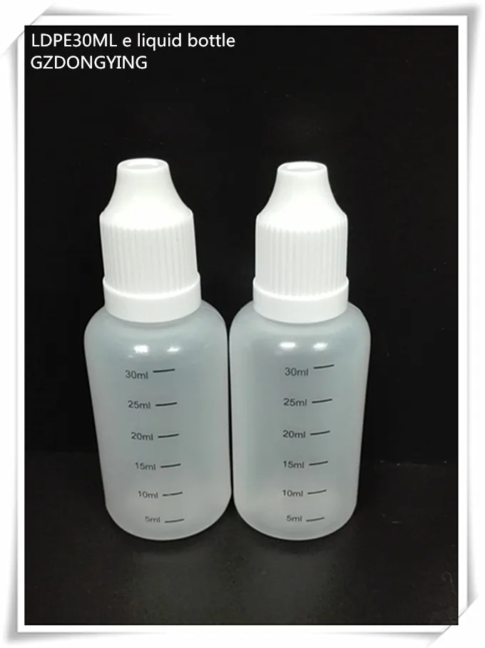 Полиэтиленовая бутылка для эфирного масла 30 мл с градиентом Длинная тонкая