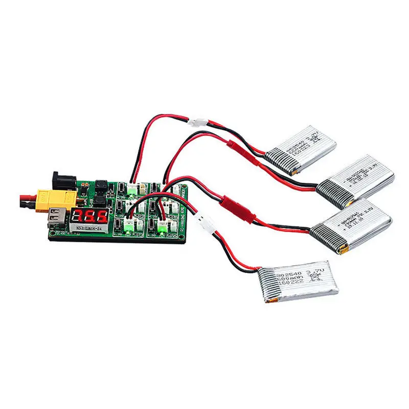 Новейшее зарядное устройство 6IN1 1S Lipo LiHV плата для зарядки XT60 12A3V адаптер