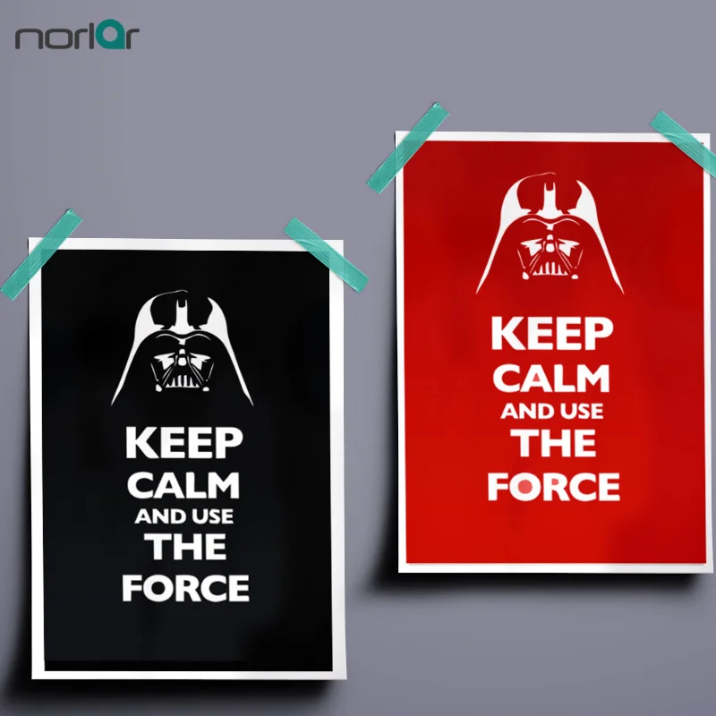 Минималистичная Художественная печать на холсте постер STA R Wars вдохновляющие