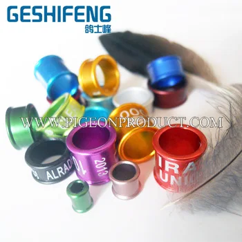 12 мм 16 алюминиевое кольцо для курицы и голубя группа плавников попугая|rings for