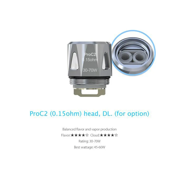 Original Joyetech ProC1 ProC1-S ProC2 ProC3 ProC4 Coil Head Replacement Evaporator for ProCore Aries Atomizer 5pcs/lot | Электроника