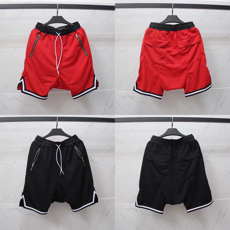 Летние сетчатые шорты мужские уличные с завязками и заниженным шаговым швом